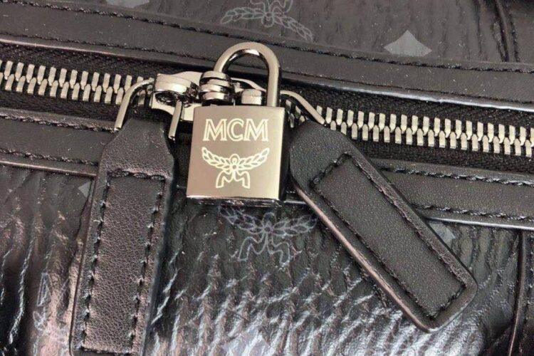 Túi MCM Ottomar Weekender Bag 45 In Visetos Black Đen Best Quality