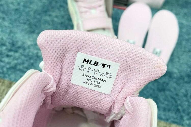 Giày MLB Chunky Liner Mid Monogram NY Pink Hồng Trắng