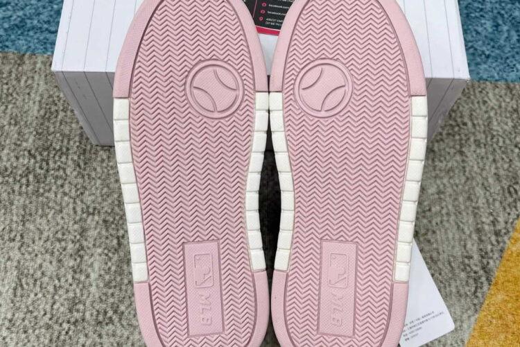 Giày MLB Chunky Liner Mid Monogram NY Pink Hồng Trắng