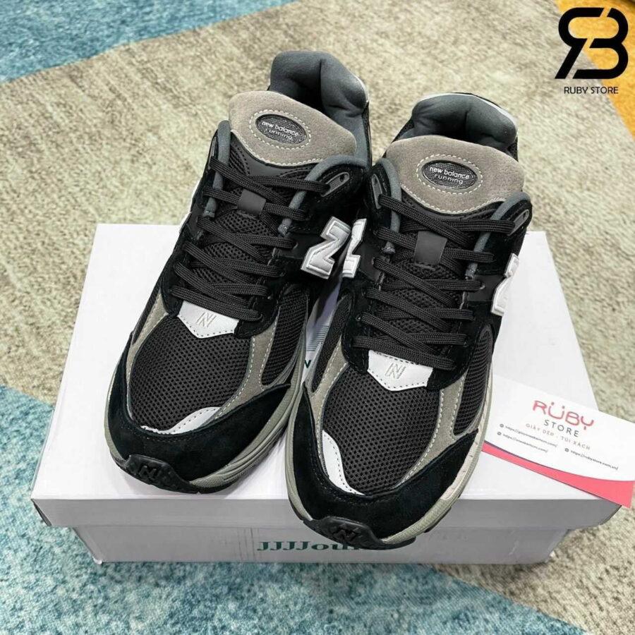 Giày New Balance 2002R Black Dark Grey đen Xám Rep 1 1
