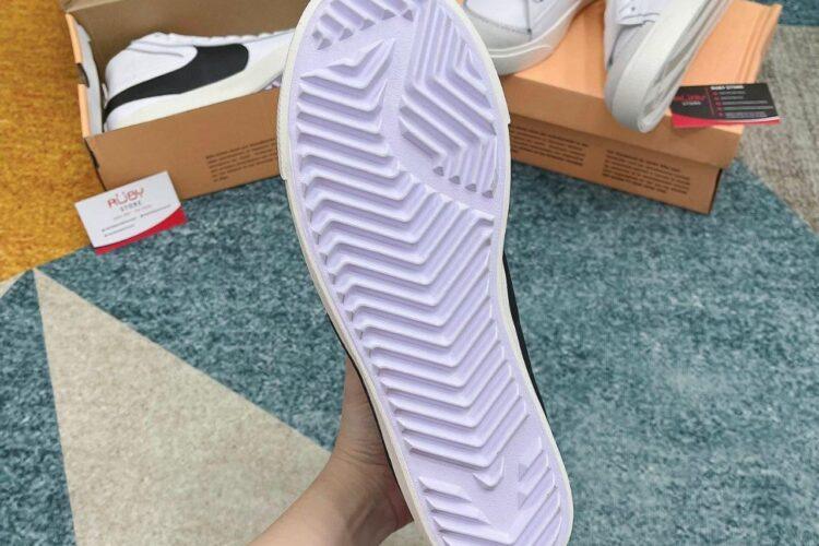 Giày Nike Blazer Mid 77 Jumbo White Black Trắng đen cổ cao Rep 1 1