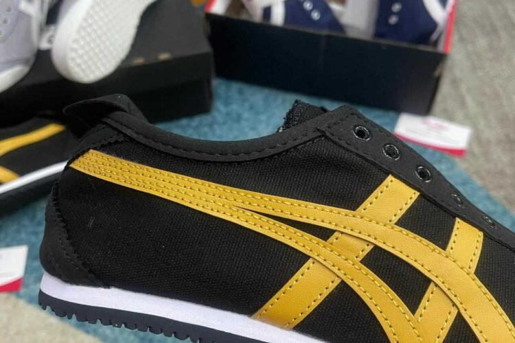 Giày Onitsuka Tiger Mexico 66 Black Tiger Yellow đen sọc vàng
