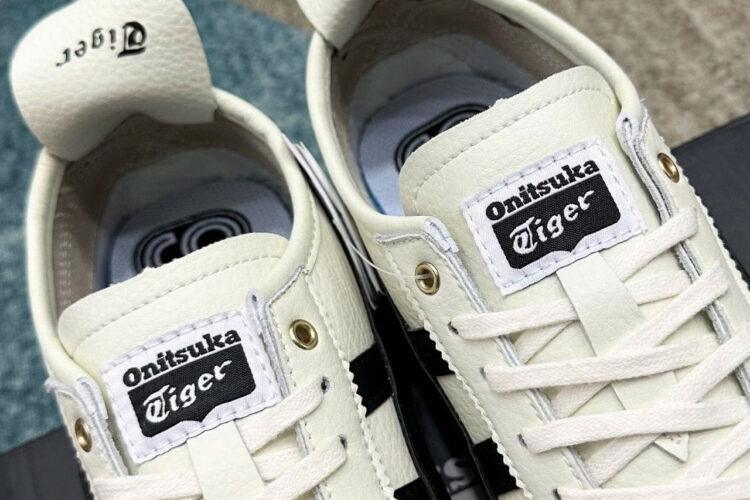 Giày Onitsuka Tiger Mexico 66 Cream Black Gold Trắng đen vàng