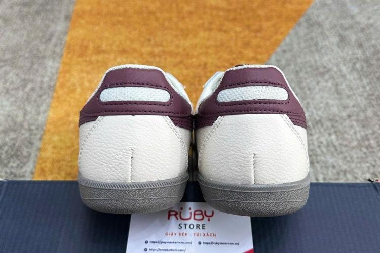 Giày Onitsuka Tiger Tokuten Màu Trắng kem sọc đỏ rượu