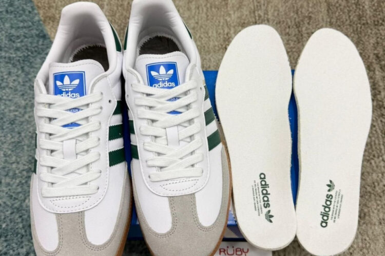 Giày adidas Samba OG White Green Trắng Xanh Lá