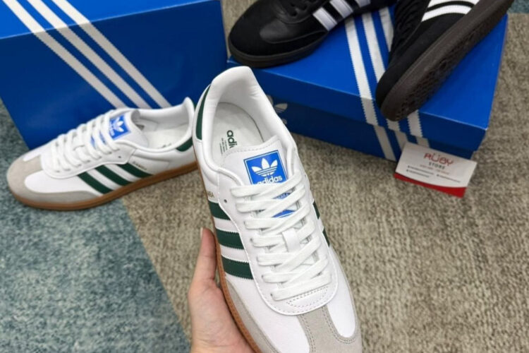 Giày adidas Samba OG White Green Trắng Xanh Lá