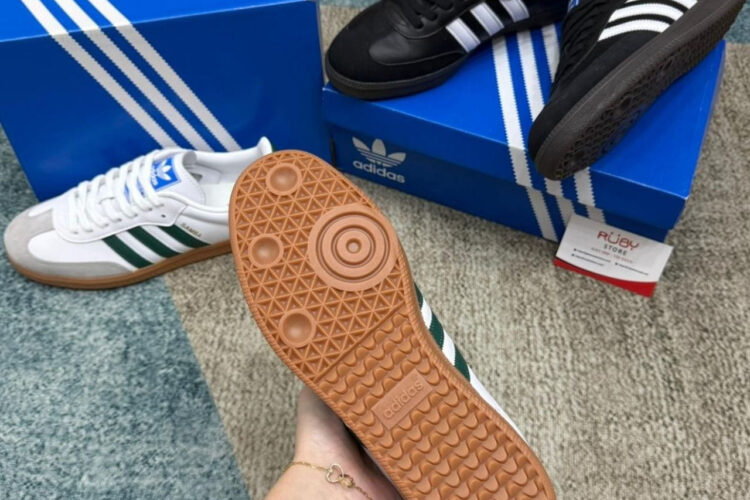 Giày adidas Samba OG White Green Trắng Xanh Lá