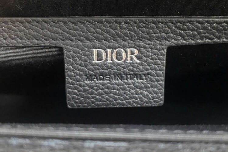 Túi Dior Small Saddle Messenger Bag With Flap Black Oblique đen