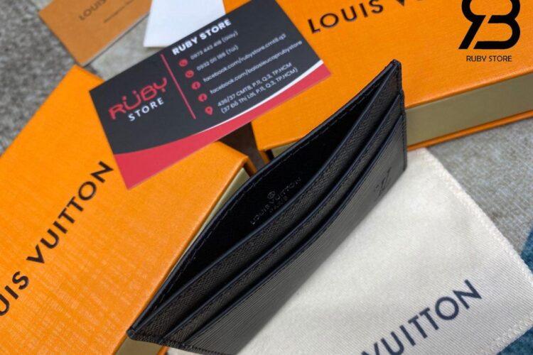 Ví LV Card Holder Black EPI M63512 đen Best Quality