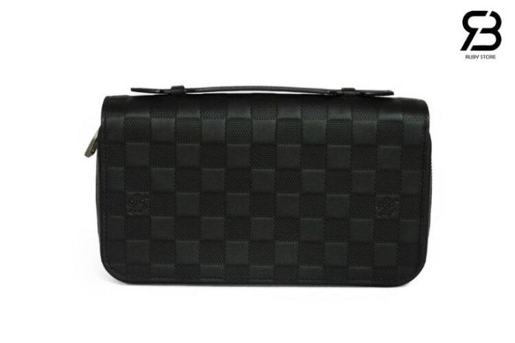 Ví LV Zippy Wallet XL N61254 Black Damier Infini Best Quality