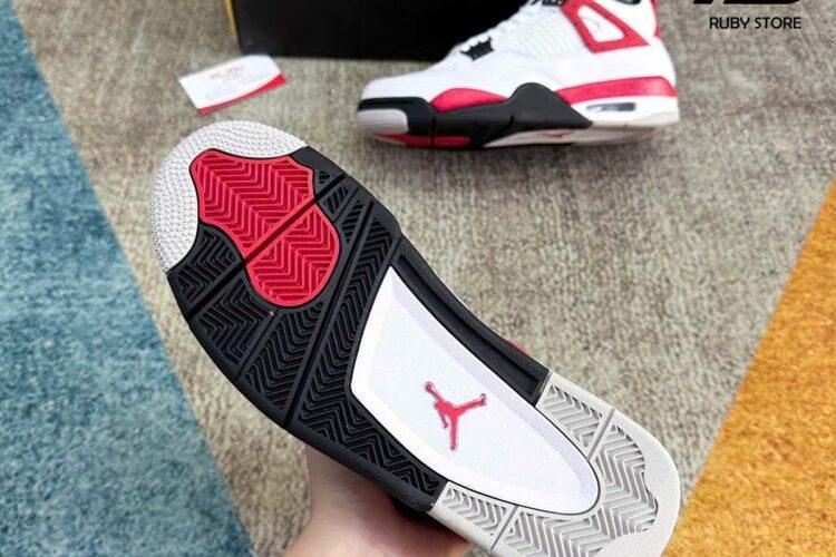 Giày Jordan 4 Retro Red Cement Trắng Đỏ Best Quality (Deal)