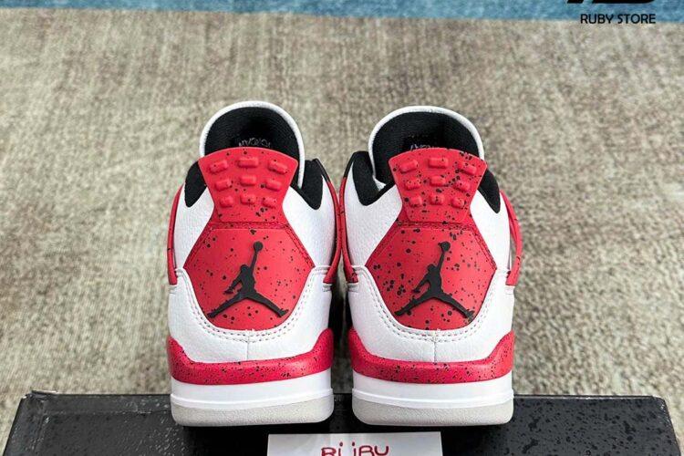 Giày Jordan 4 Retro Red Cement Trắng Đỏ Best Quality (Deal)