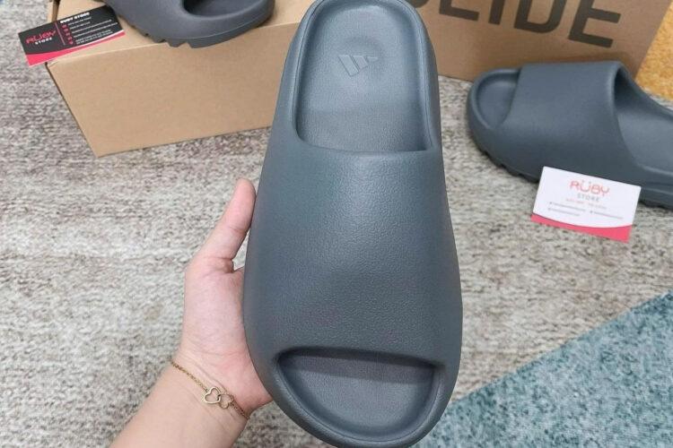 Dép Yeezy Slide Slate Marine 2022 Vân Nhám
