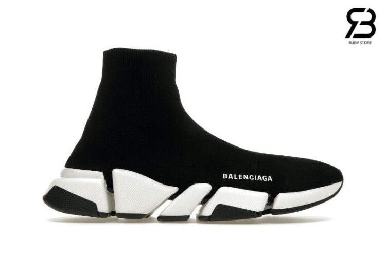 Giày Balenciaga Speed Trainer 2.0 Black White Đen Trắng Rep 1 1