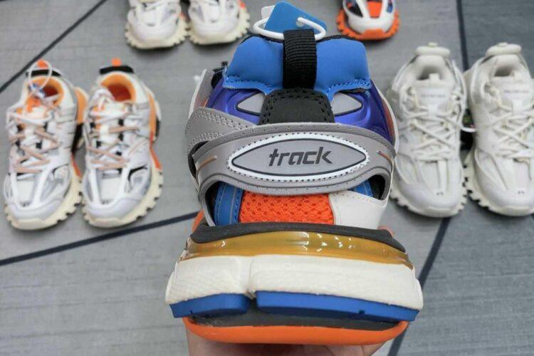 Giày Balenciaga Track 3.0 White Orange Blue Trắng Cam Xanh