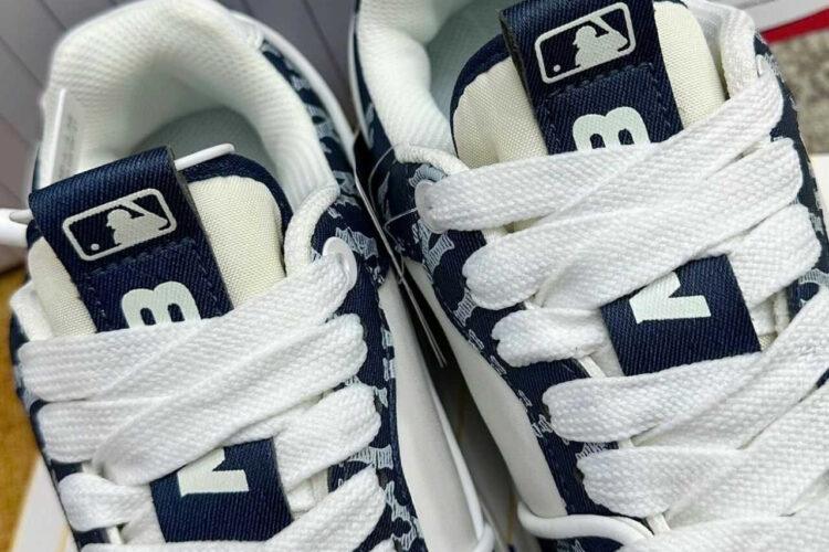 Giày MLB Chunky Liner Denim Classic Mono New York Yankees Navy