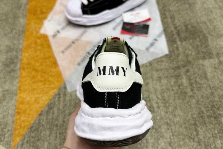 Giày Maison Mihara Yasuhiro Blakey OG Sole Canvas Low Black đen