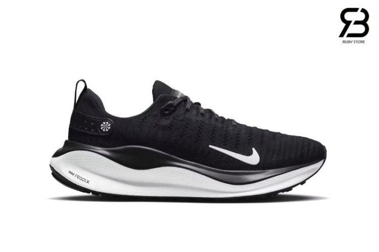 Giày Nike ReactX Infinity Run 4 Black White Đen Trắng Rep 1 1