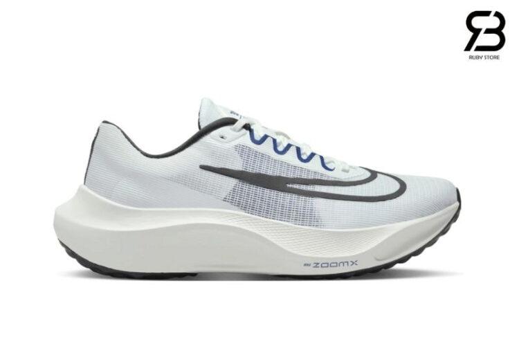 Giày Nike Zoom Fly 5 White Black Old Royal Trắng Đen Xanh Rep 1 1