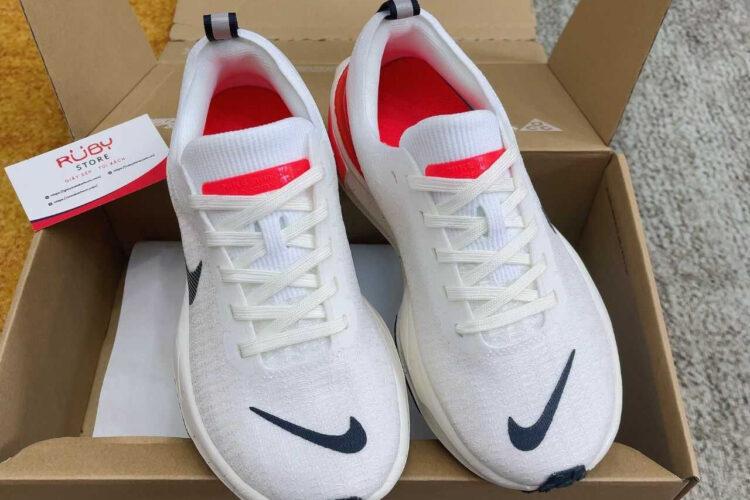 Giày Nike ZoomX Invincible Run 3 White Bright Crimson Trắng Đỏ Rep 1 1