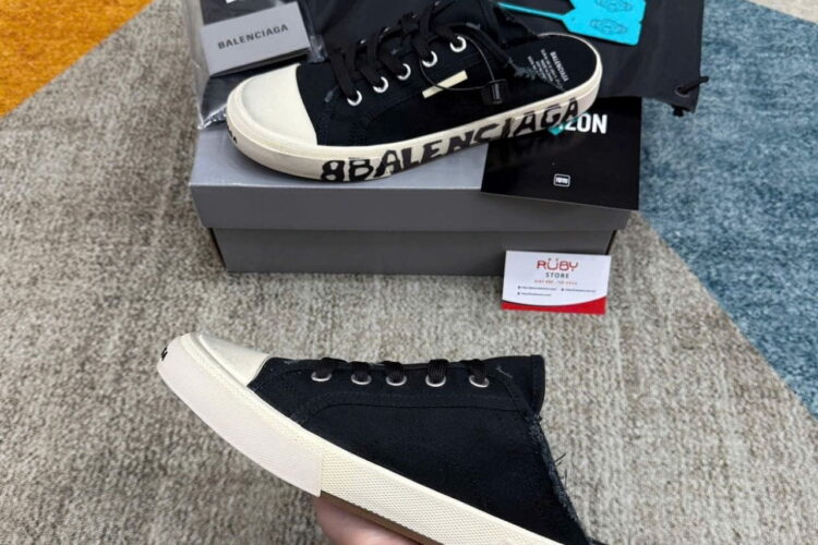 Giày Sục Balenciaga Mule Paris Black Màu Đen