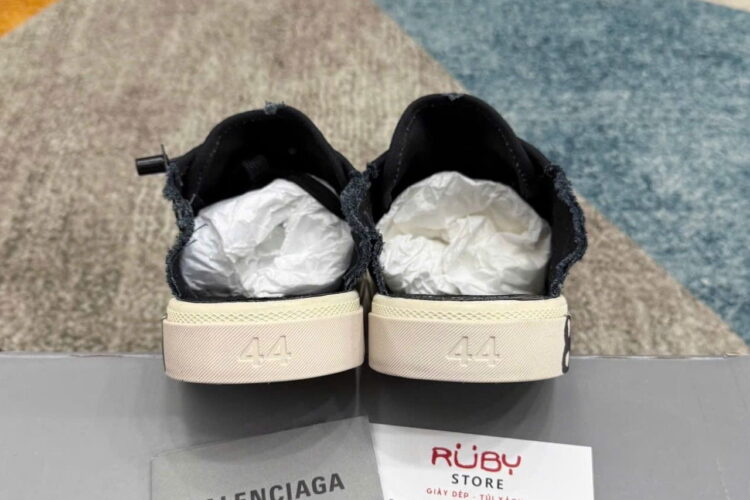 Giày Sục Balenciaga Mule Paris Black Màu Đen