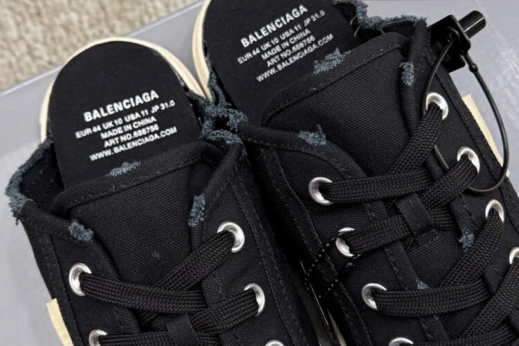 Giày Sục Balenciaga Mule Paris Black Màu Đen