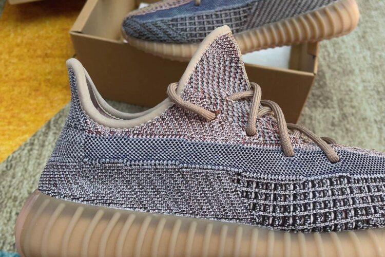 Giày Yeezy 350 V2 Fade Màu Nâu Xám Rep 1 1