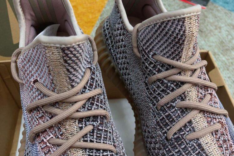 Giày Yeezy 350 V2 Fade Màu Nâu Xám Rep 1 1