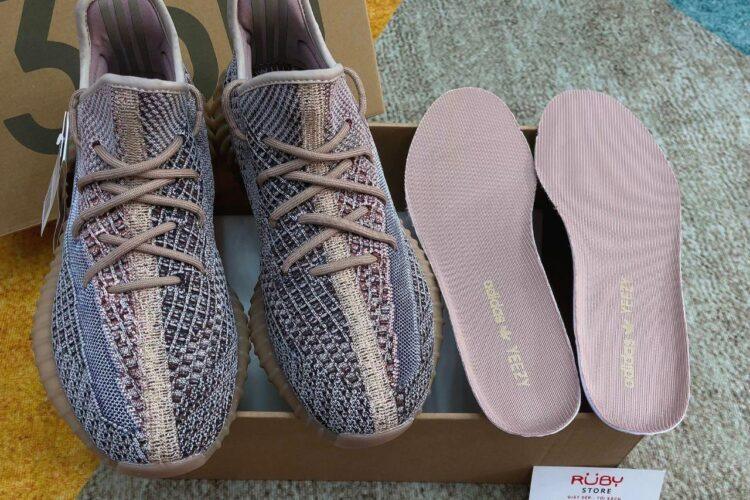 Giày Yeezy 350 V2 Fade Màu Nâu Xám Rep 1 1