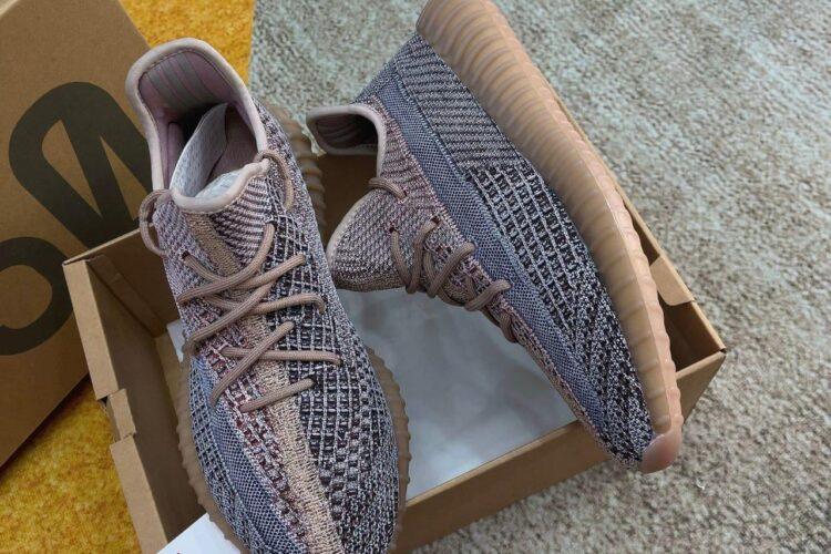 Giày Yeezy 350 V2 Fade Màu Nâu Xám Rep 1 1