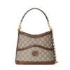 Túi Gucci Large Interlocking G Shoulder Bag GG Supreme Nâu Be