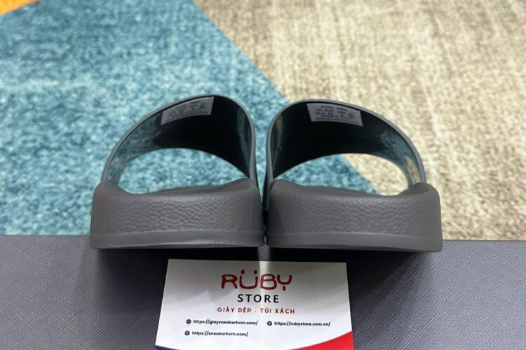 Dép Balenciaga BB Pool Slides Sandal Grey Màu Xám