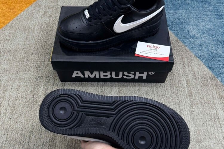 Giày Air Force 1 Low x Ambush đen Best Quality