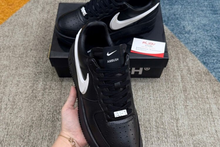 Giày Air Force 1 Low x Ambush đen Best Quality