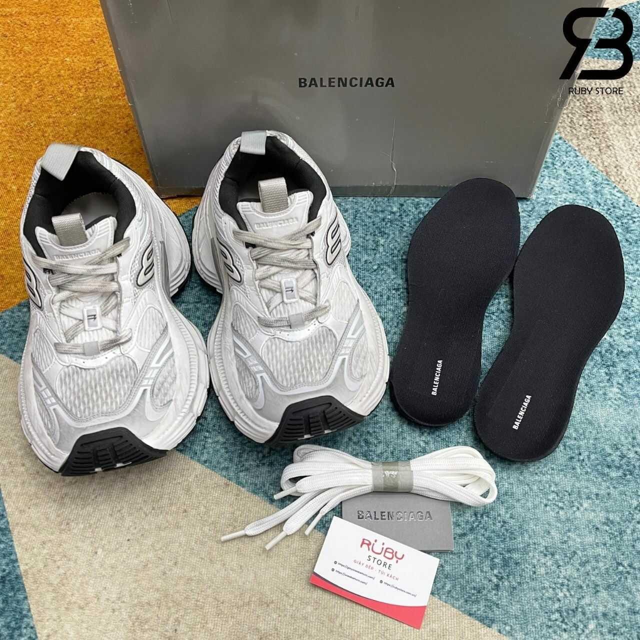 Giày Balenciaga 10XL White Black Grey Trắng đen Xám