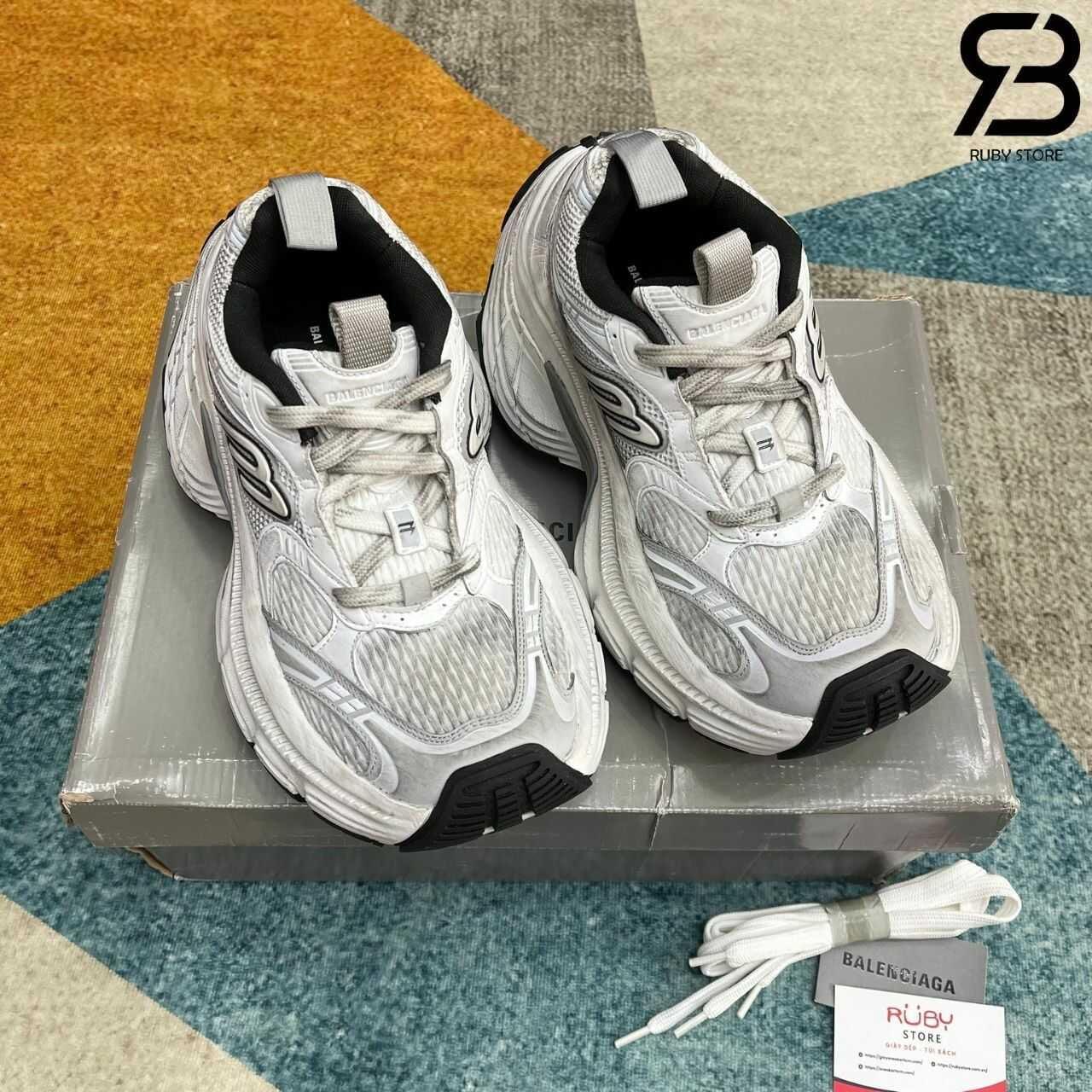Giày Balenciaga 10XL White Black Grey Trắng đen Xám