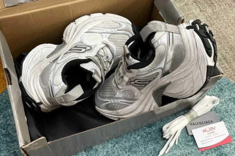 Giày Balenciaga 10XL White Black Grey Trắng đen Xám