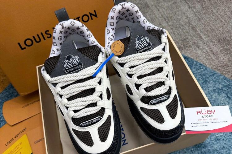 Giày Louis Vuitton LV Skate Grey White Xám Trắng