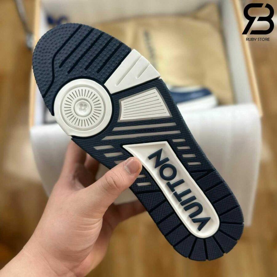 Giày Louis Vuitton LV Skate Marine Blue White Trắng Xanh Dương