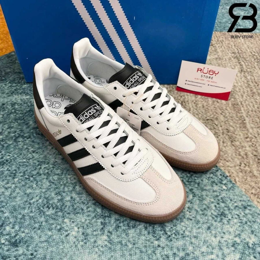Giày adidas Handball Spezial White Black Gum Trắng đen