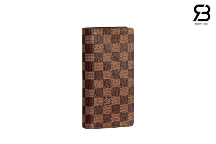 Ví LV Brazza Wallet N60017 Damier Ebene Nâu
