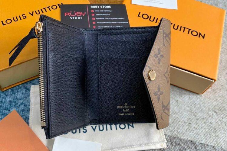 Ví LV Victorine Wallet M81557 Monogram Reverse Nâu