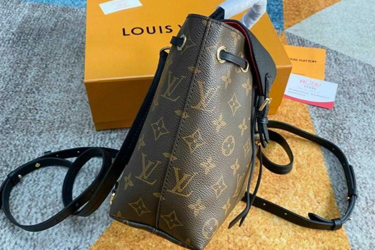 Ba Lô LV Montsouris BB M45516 Monogram Black Leather
