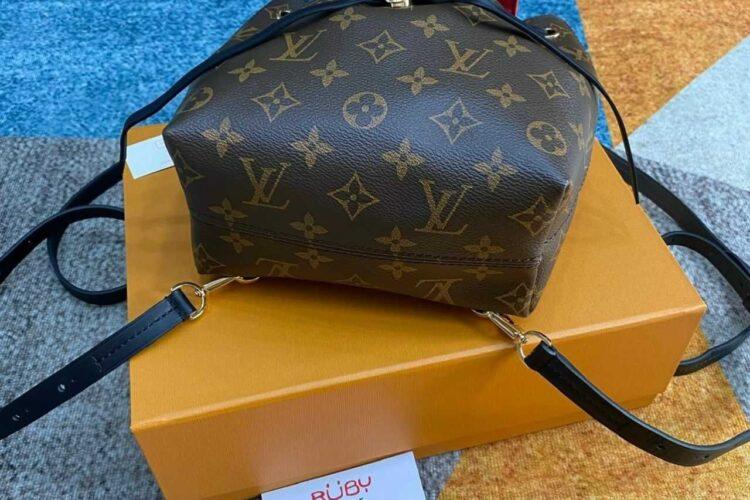 Ba Lô LV Montsouris BB M45516 Monogram Black Leather