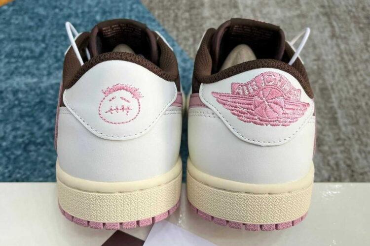 Giày Jordan 1 Low Travis Scott Dark Pony Brown Oxford nâu hồng