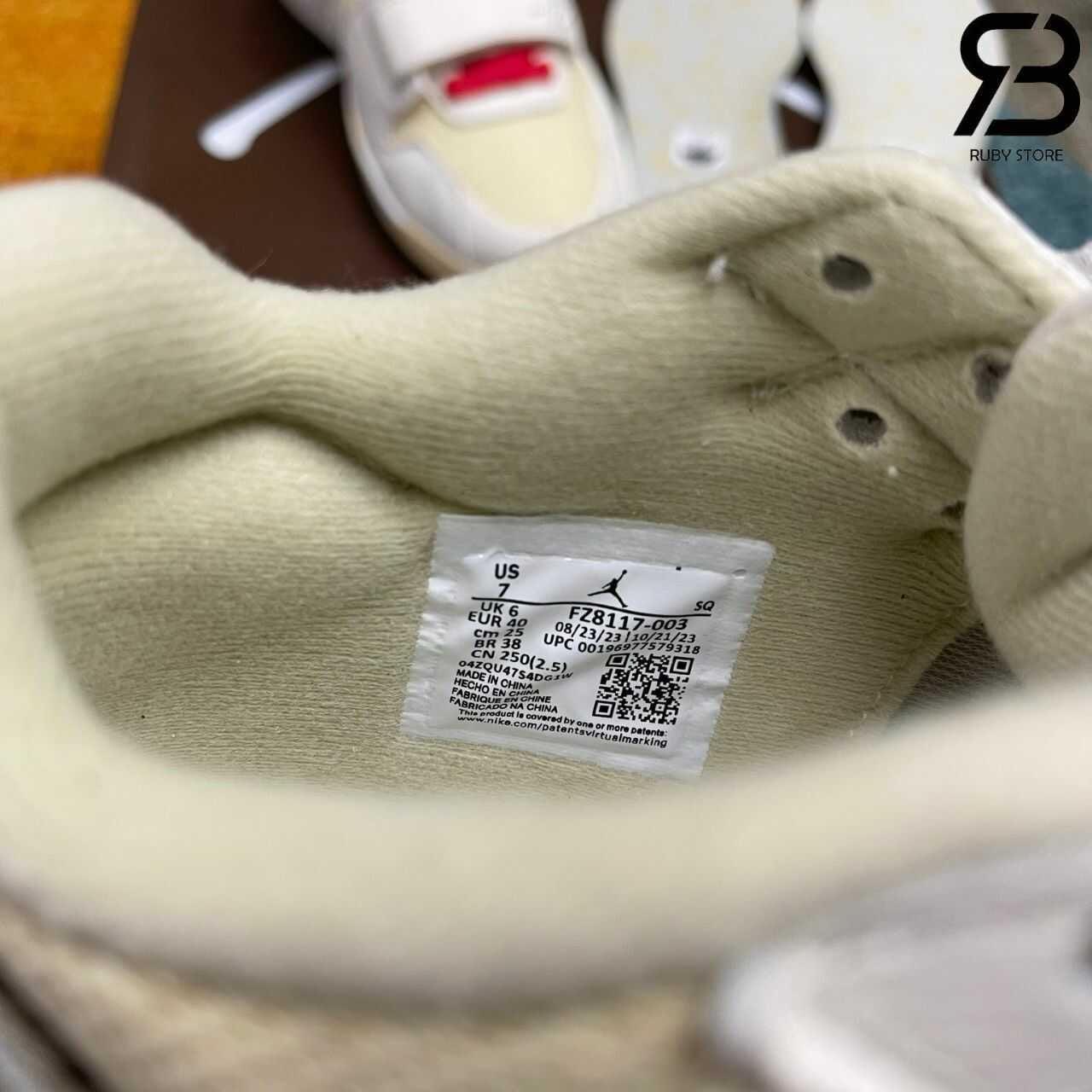 Giày Jordan Jumpman Jack TR Travis Scott Trắng Kem Best Quality