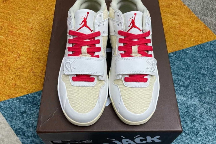 Giày Jordan Jumpman Jack TR Travis Scott Trắng Kem Best Quality