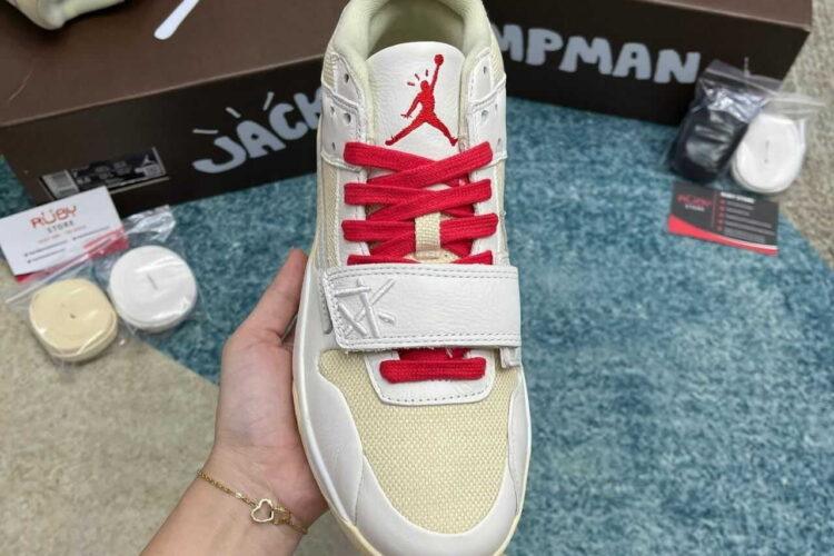 Giày Jordan Jumpman Jack TR Travis Scott Trắng Kem Best Quality