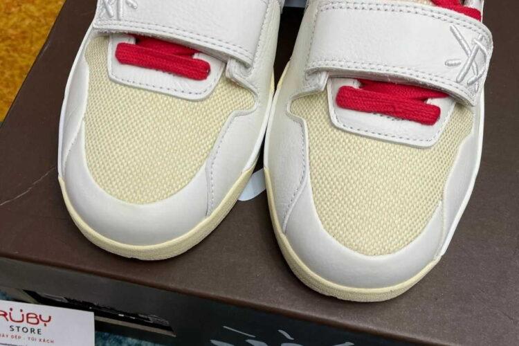 Giày Jordan Jumpman Jack TR Travis Scott Trắng Kem Best Quality
